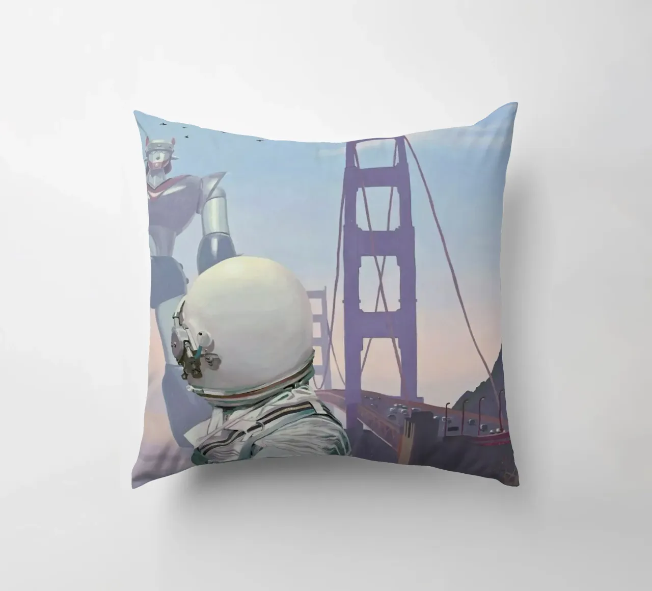 A Very Large Robot cuscino da Scott Listfield