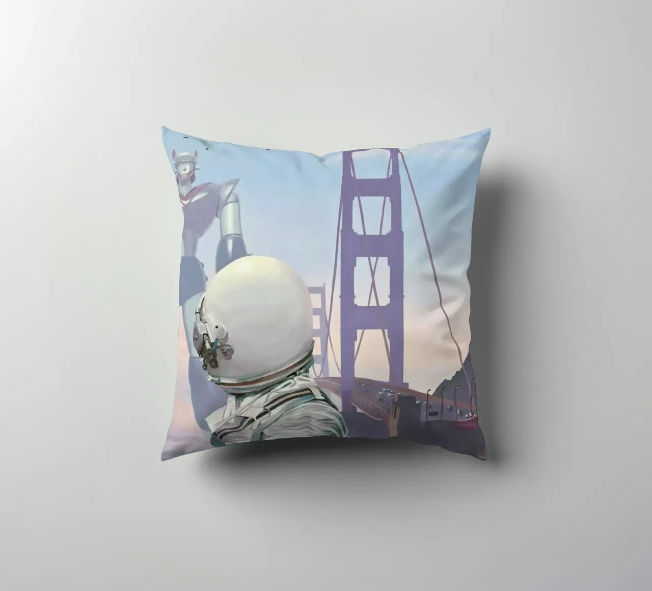 A Very Large Robot cuscino da Scott Listfield