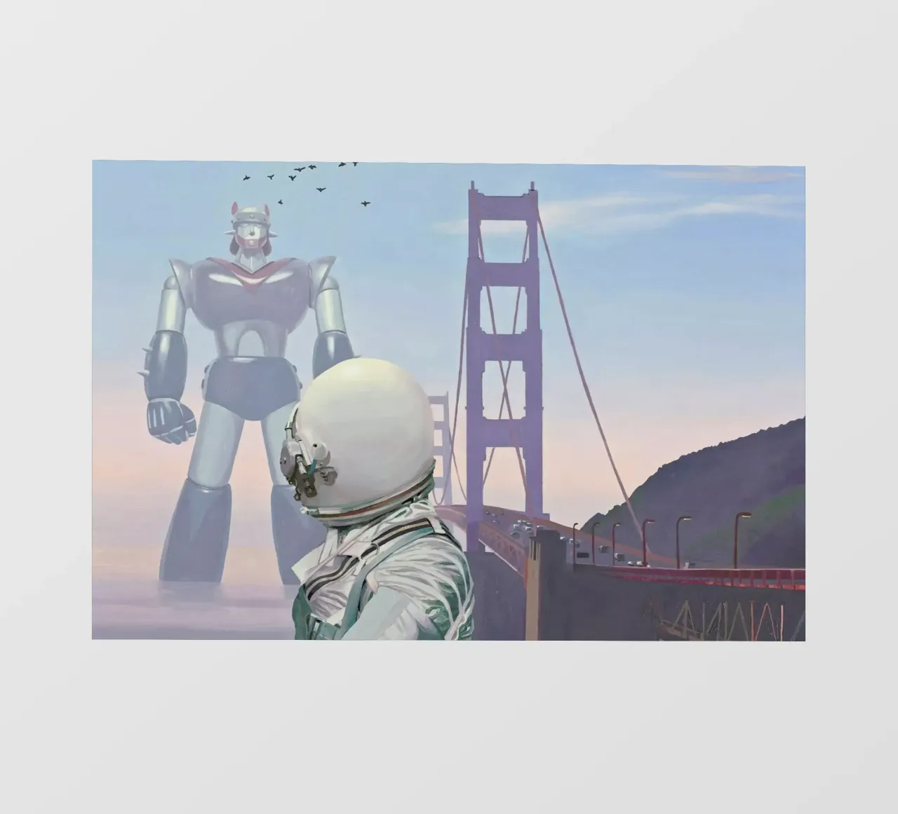 A Very Large Robot pellicola backlit da Scott Listfield