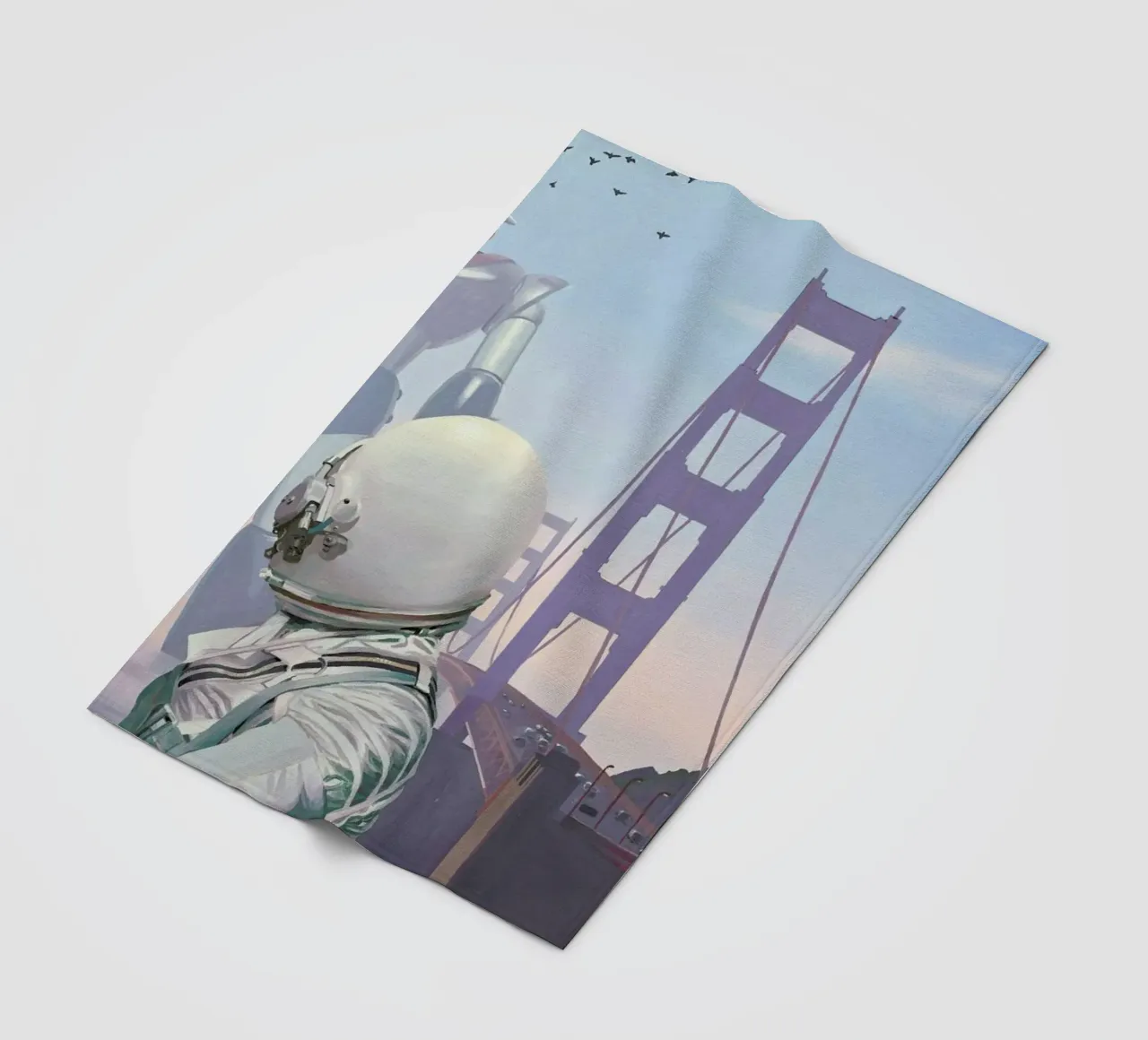 A Very Large Robot coperta in pile da Scott Listfield