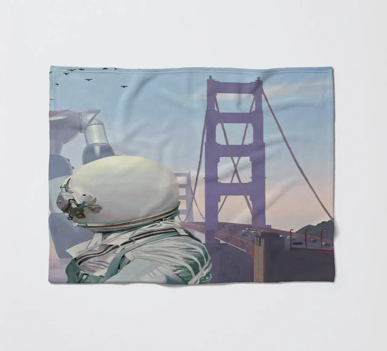 A Very Large Robot coperta in pile da Scott Listfield