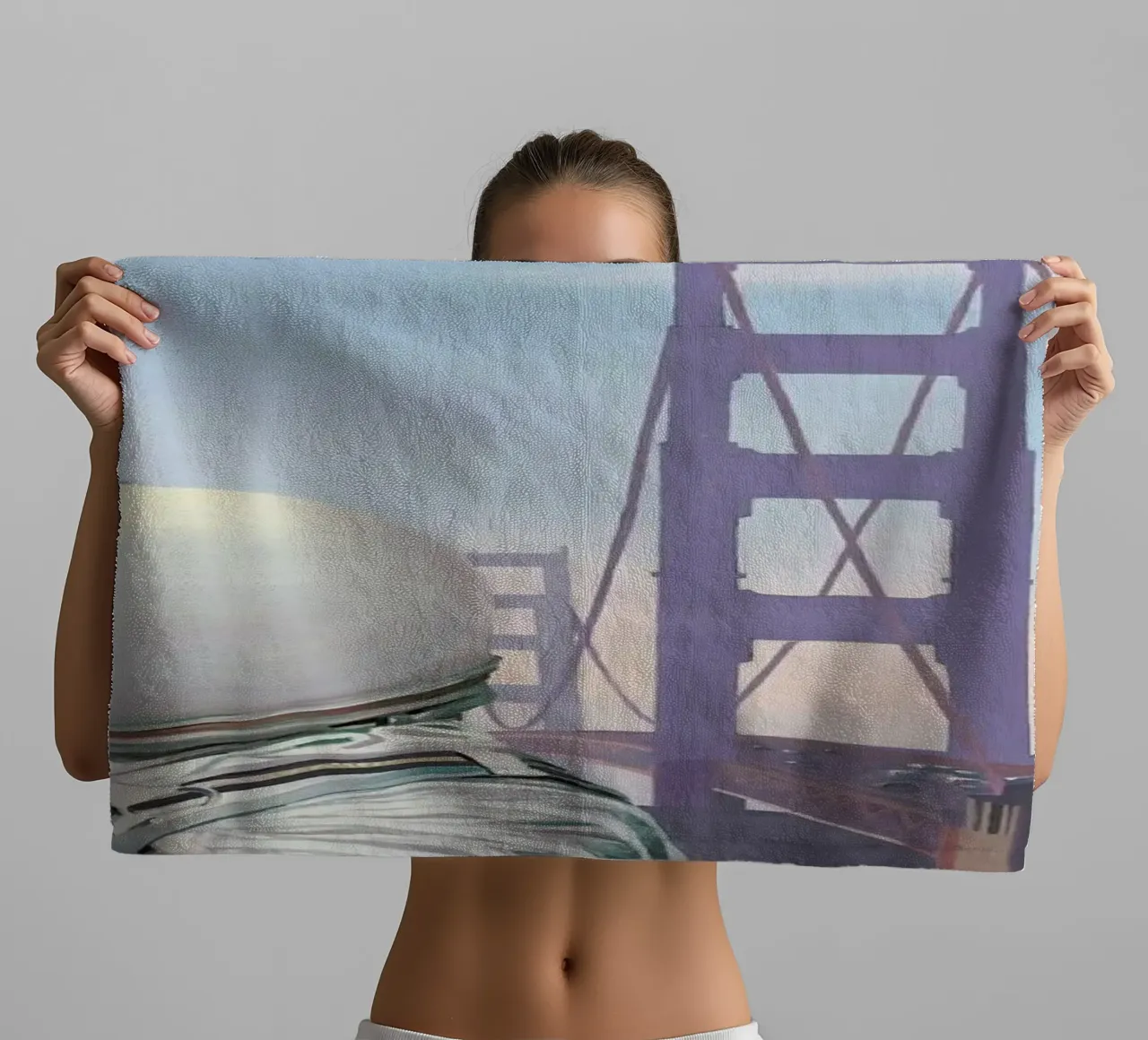 A Very Large Robot asciugamano da bagno da Scott Listfield