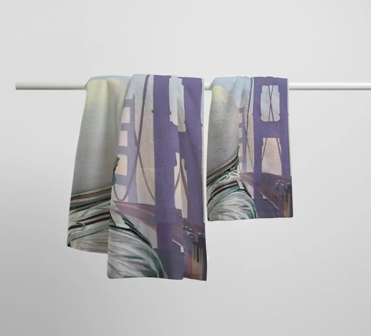 A Very Large Robot asciugamano da bagno da Scott Listfield