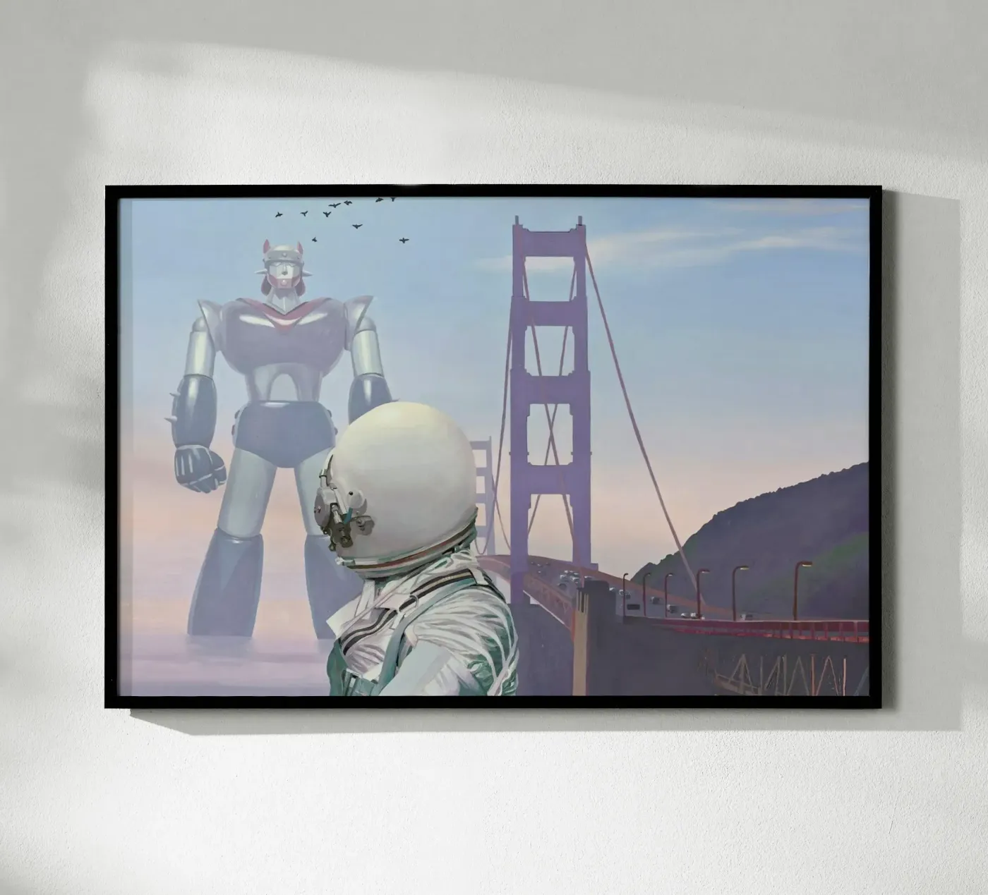 A Very Large Robot poster da Scott Listfield