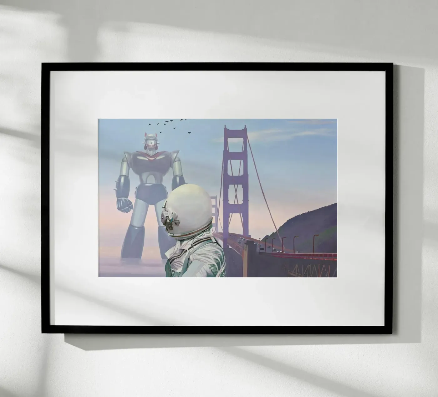 A Very Large Robot poster da Scott Listfield