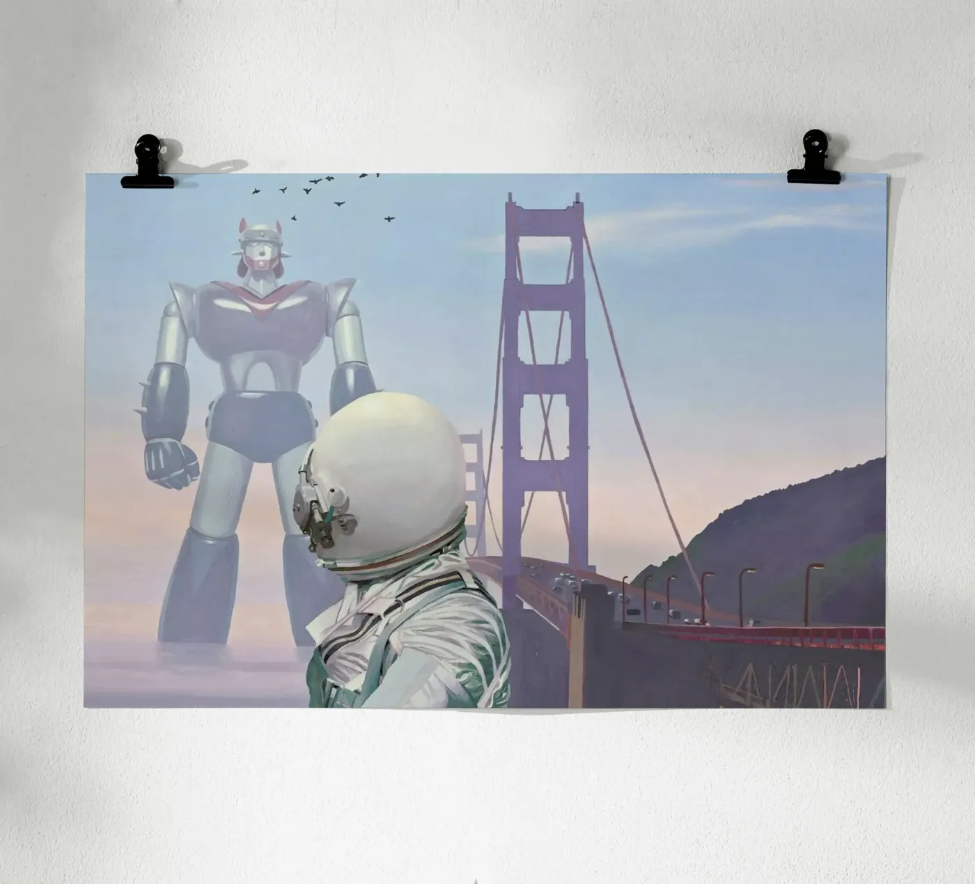 A Very Large Robot poster da Scott Listfield