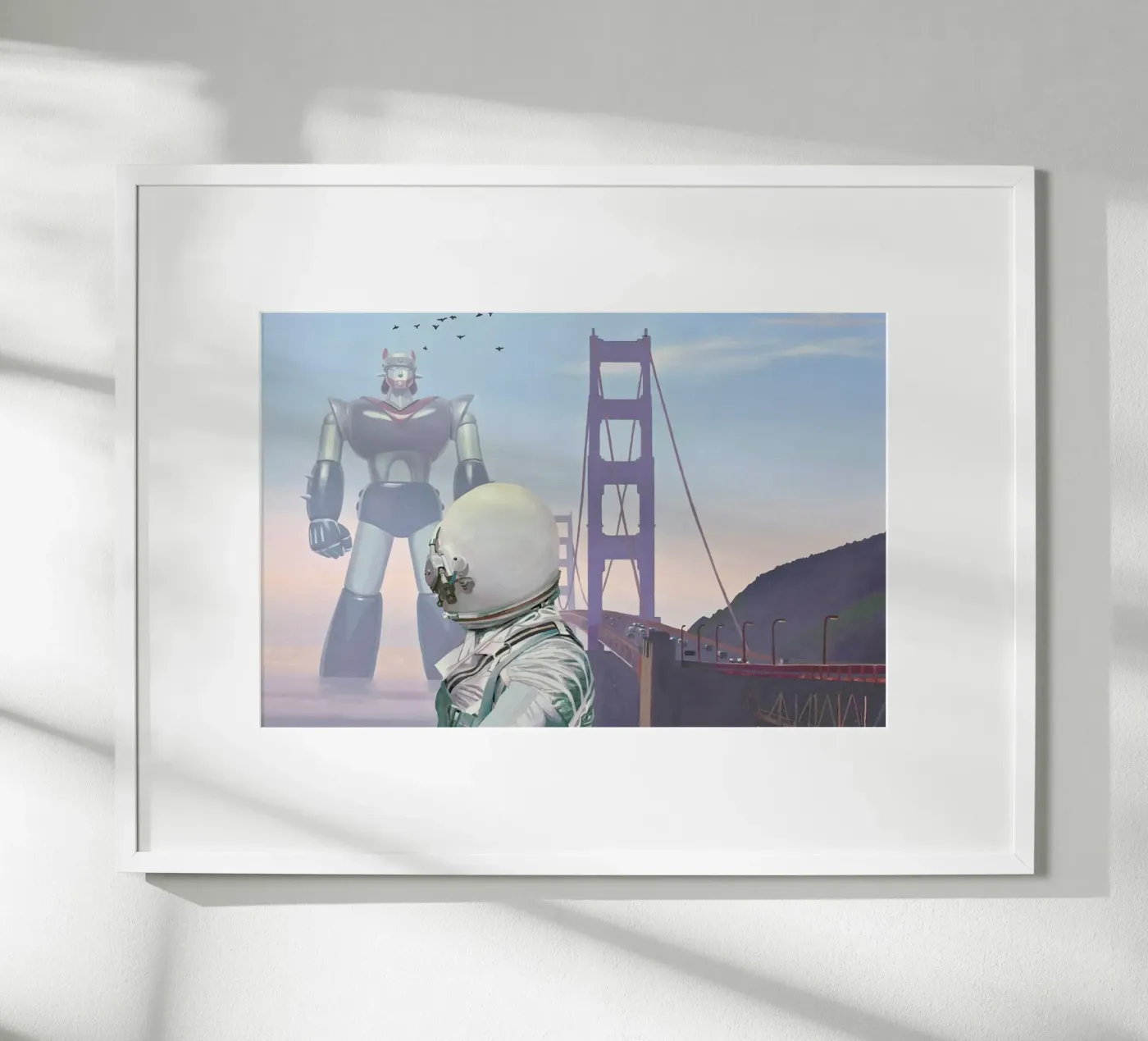 A Very Large Robot poster da Scott Listfield