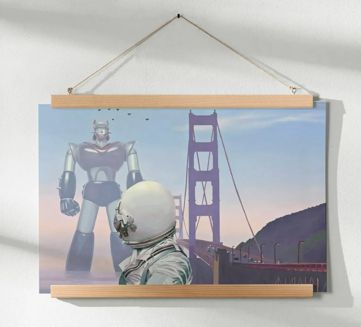 A Very Large Robot poster da Scott Listfield