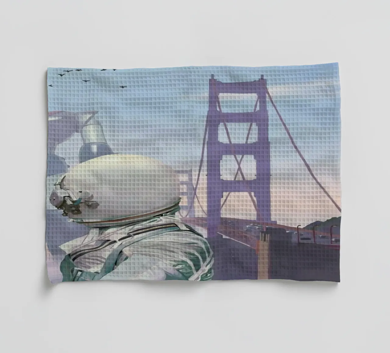 A Very Large Robot canovaccio da cucina da Scott Listfield