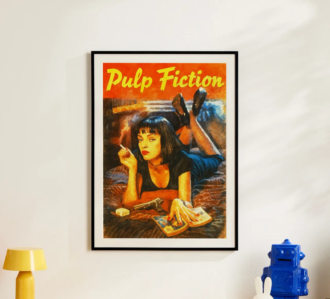 pulp fiction ridipingere l'immaginazione poster da SIQAYA