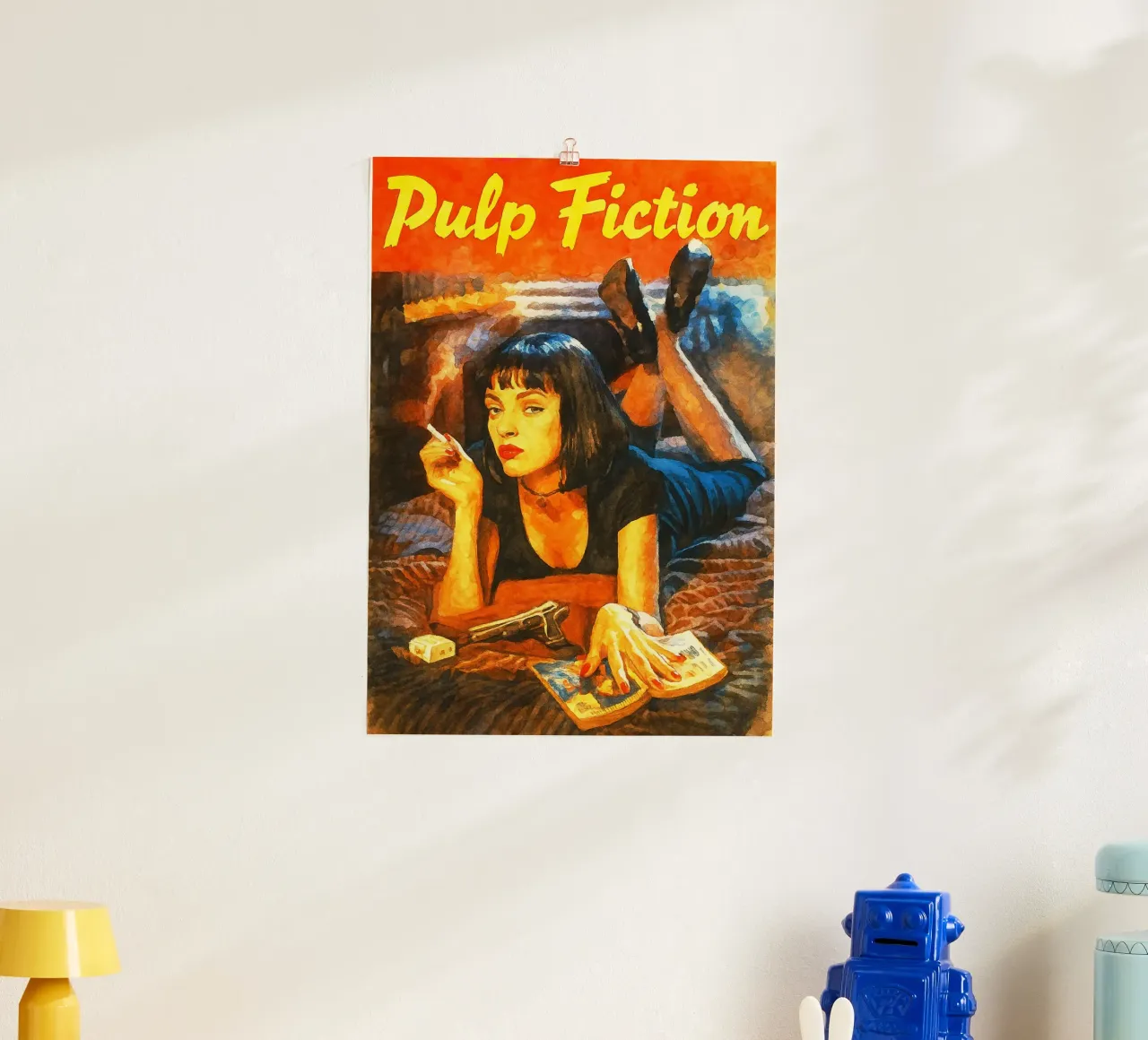 pulp fiction ridipingere l'immaginazione poster da SIQAYA