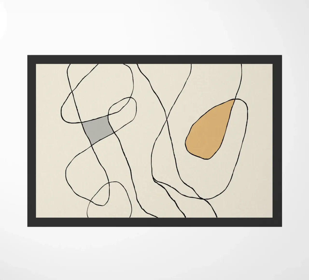 Minimal graceful line art abstract 23 zerbino da Little Dean