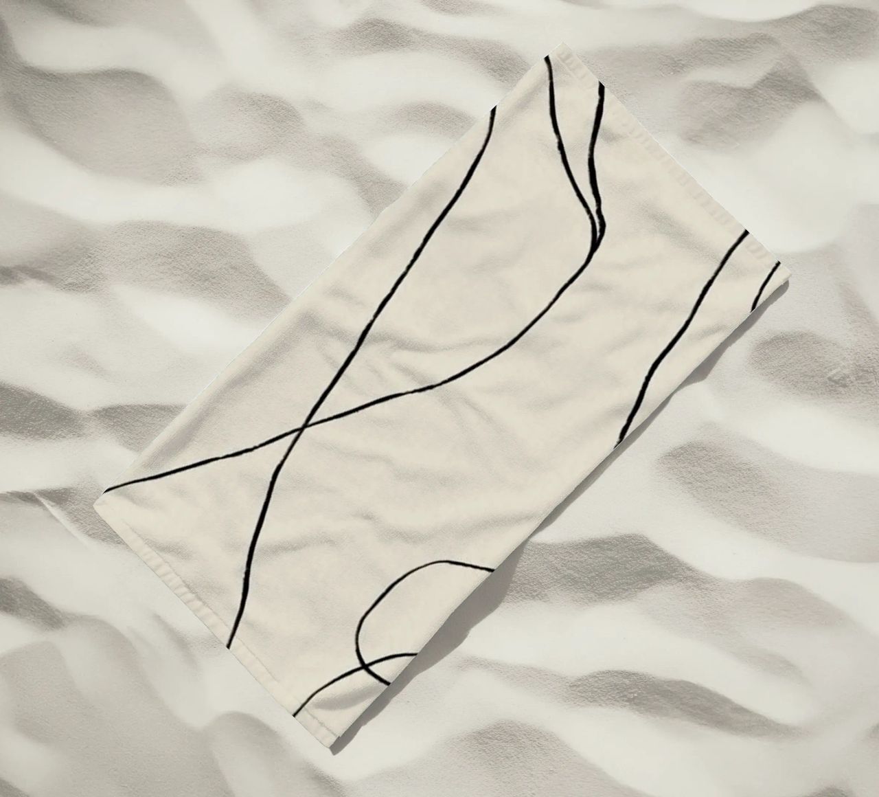 Minimal graceful line art abstract 23 telo mare da Little Dean