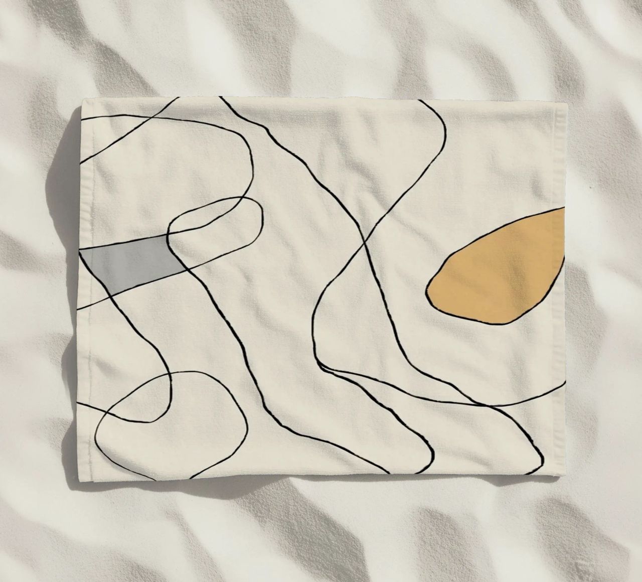 Minimal graceful line art abstract 23 telo mare da Little Dean