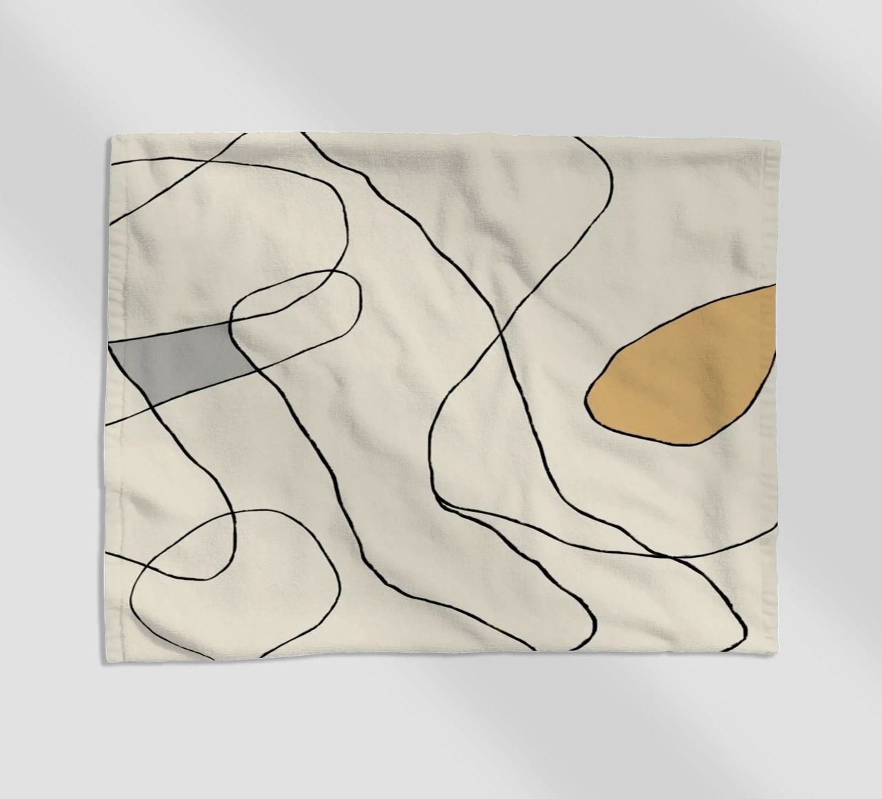 Minimal graceful line art abstract 23 telo mare da Little Dean