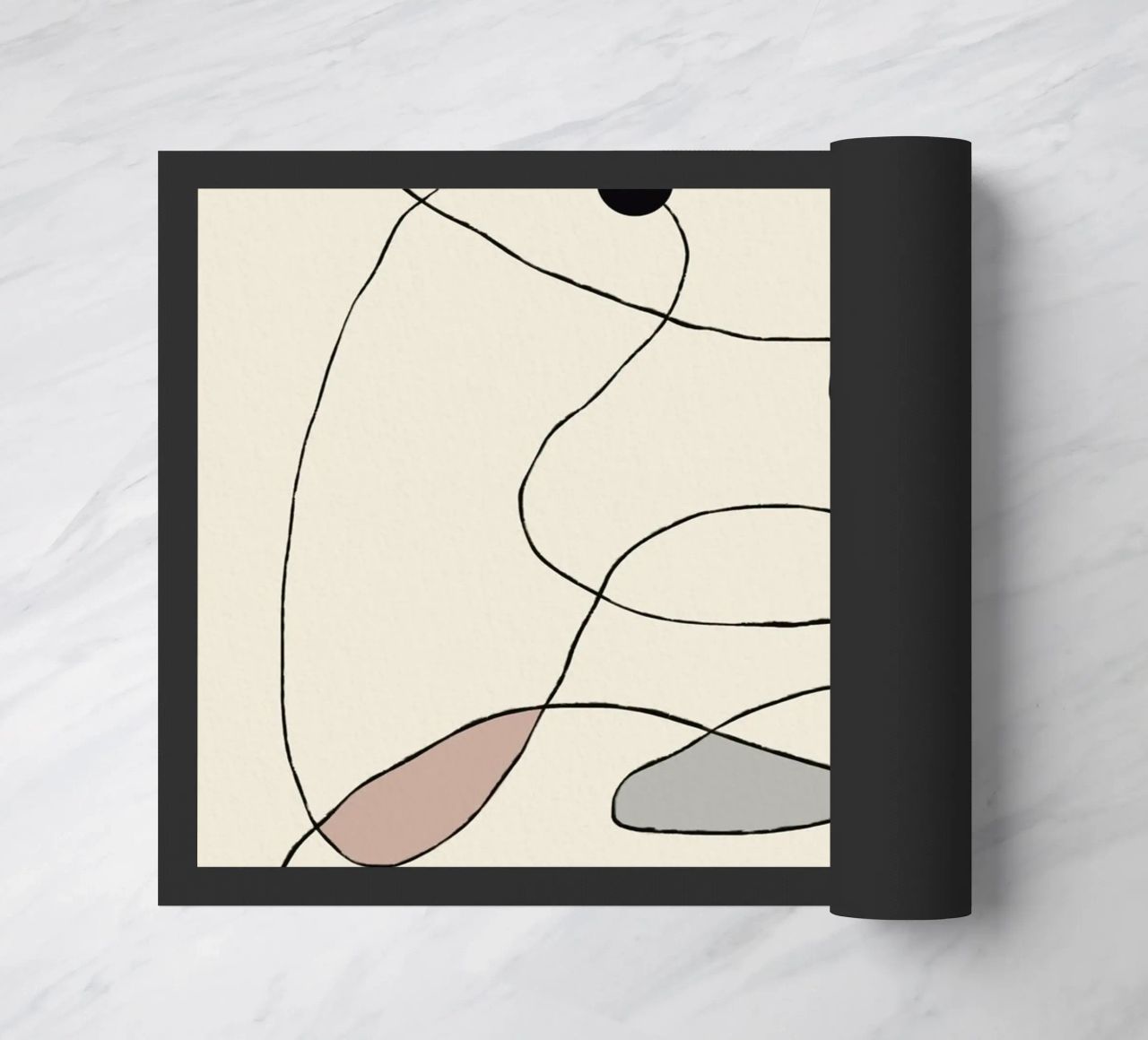 Minimal graceful line art abstract 22 zerbino da Little Dean