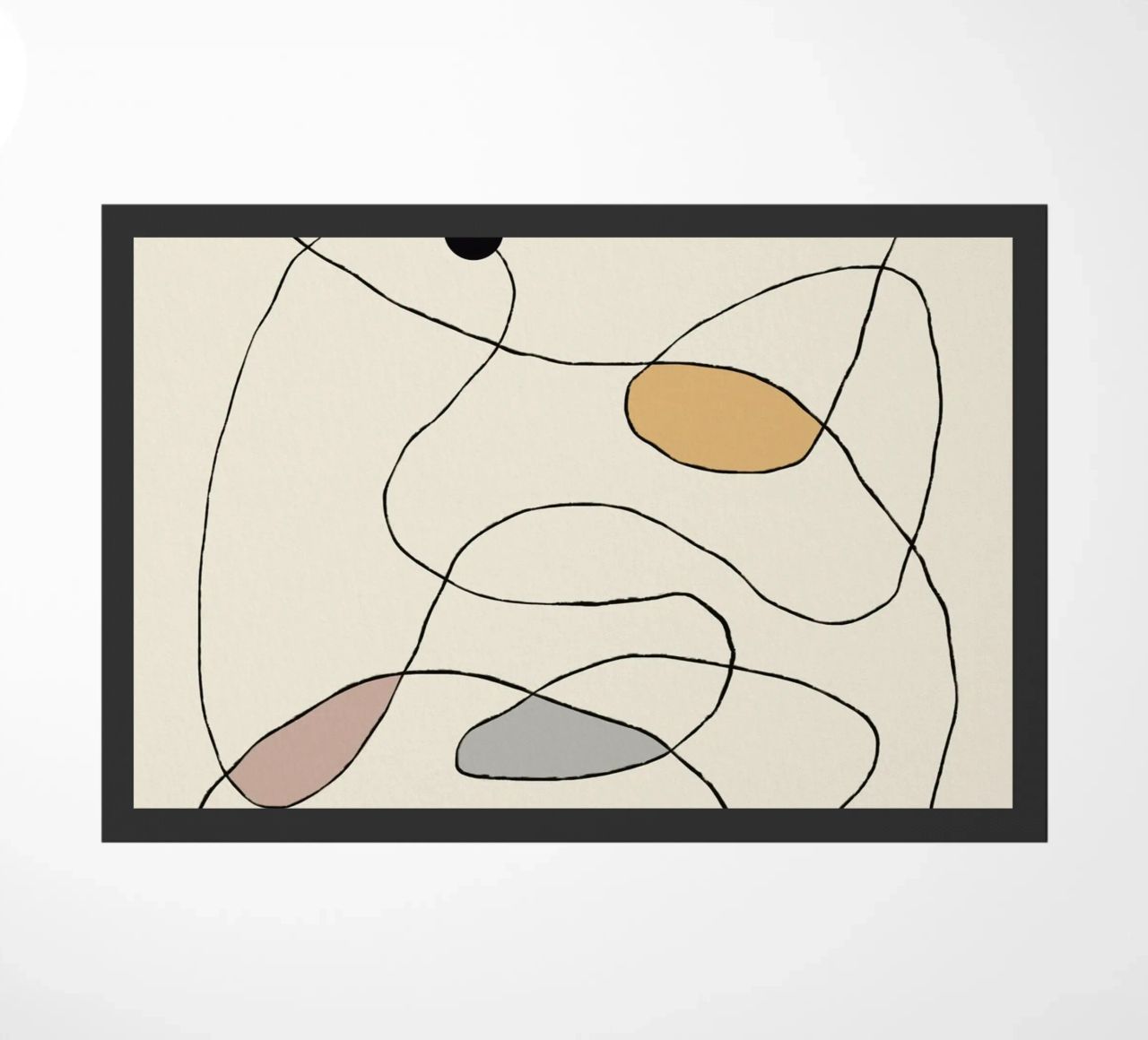 Minimal graceful line art abstract 22 zerbino da Little Dean