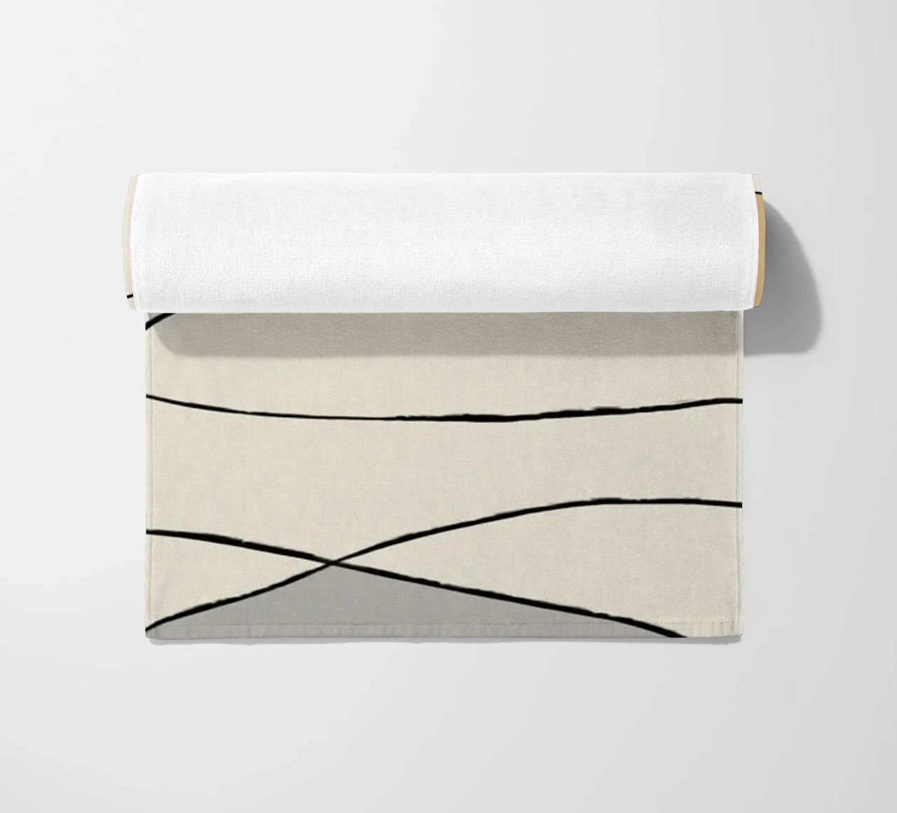 Minimal graceful line art abstract 22 telo mare da Little Dean