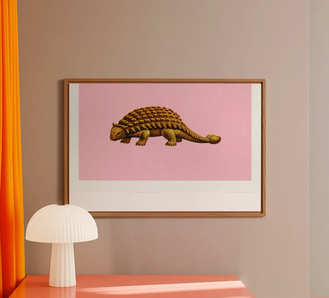Ankylosaurus alu-dibond by Flora & Fauna