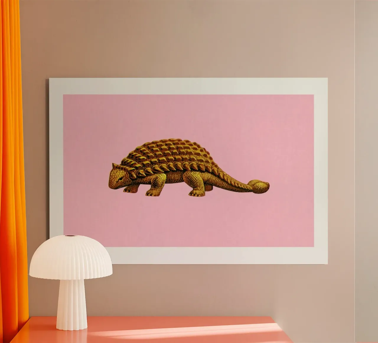 Ankylosaurus alu-dibond by Flora & Fauna