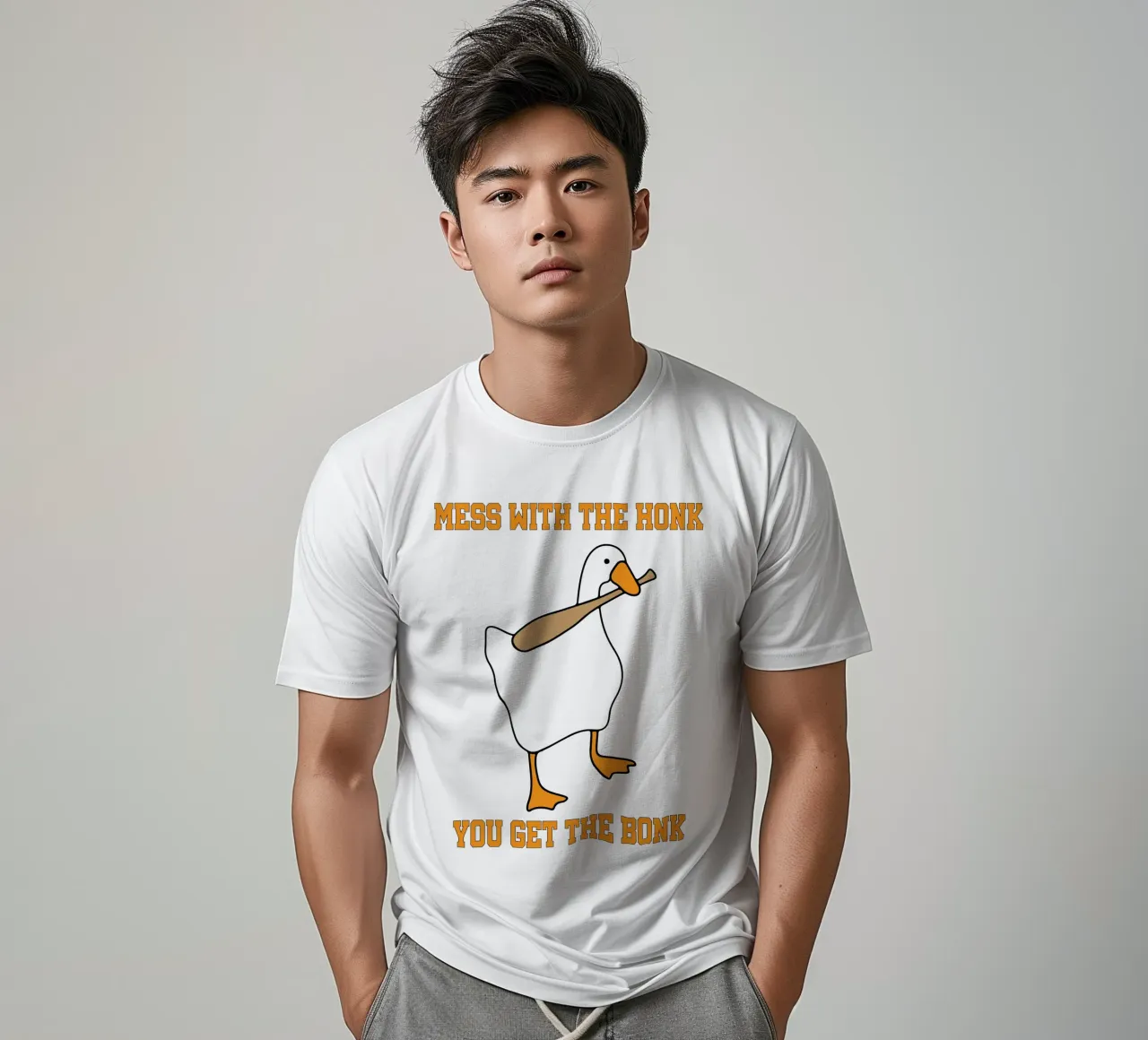 Mess With The Honk You Get The Bonk Goose Game T-Shirt von Peyek Island