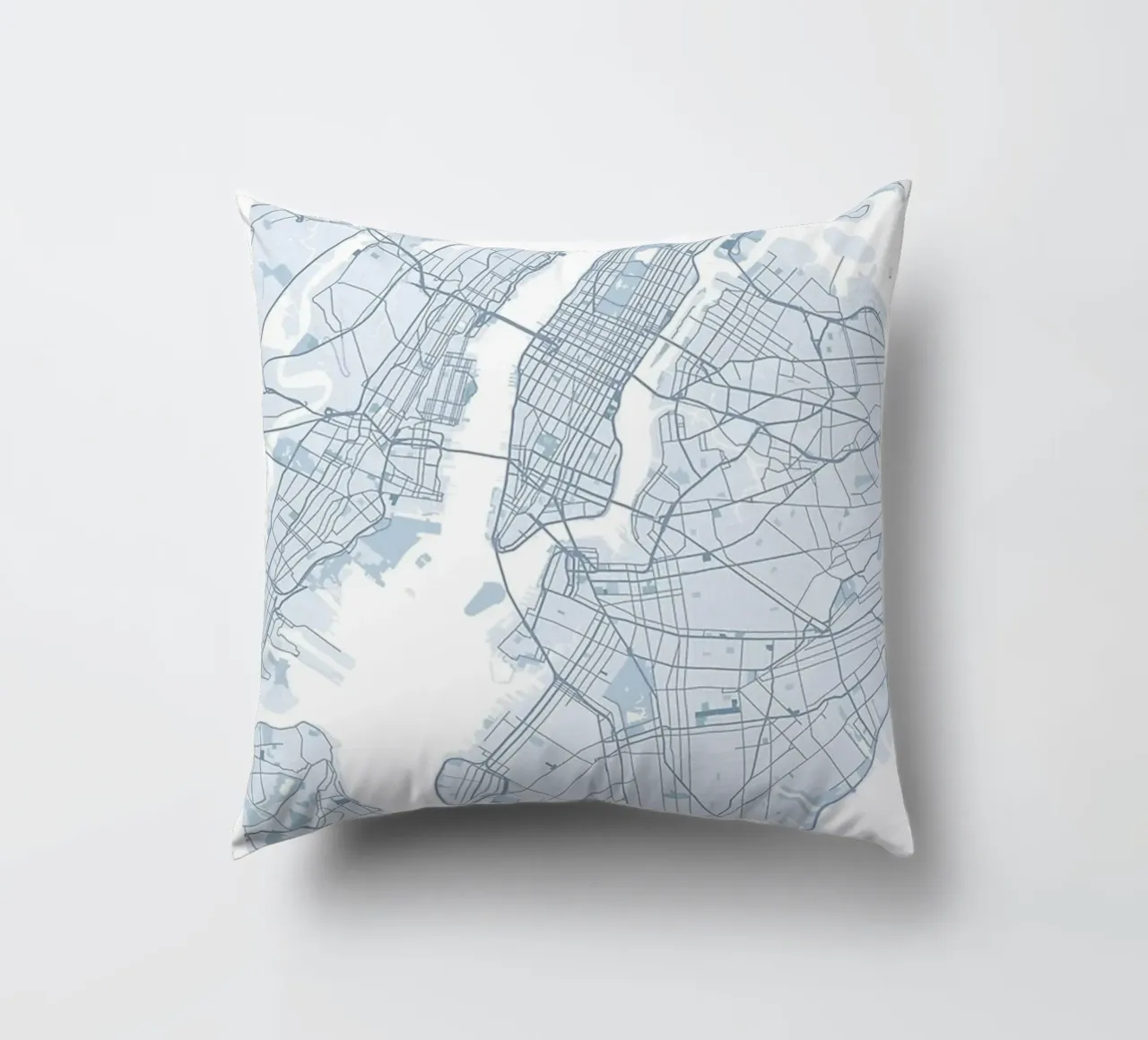 New York USA Maps cuscino da Trending Art Company