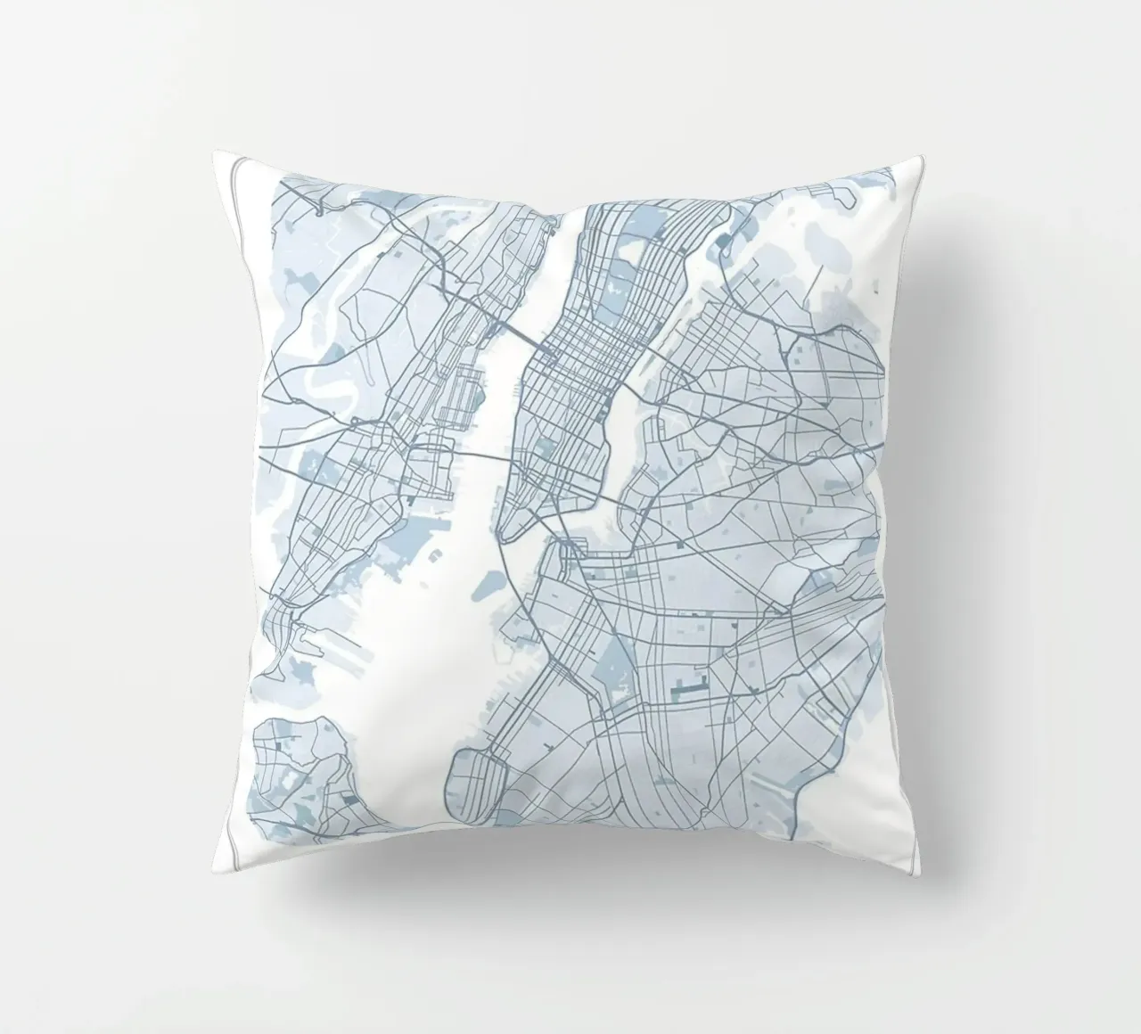 New York USA Maps cuscino da Trending Art Company