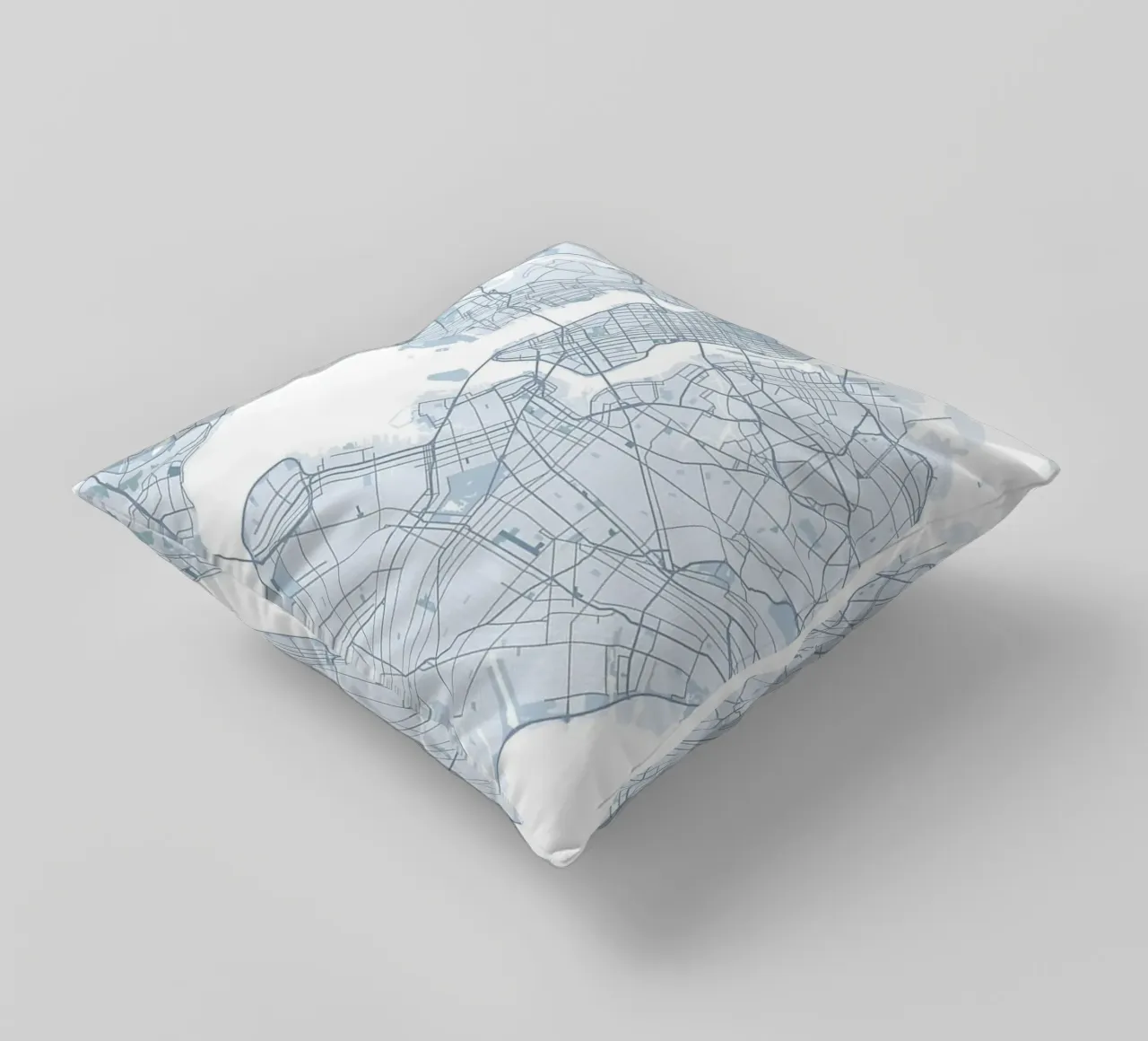 New York USA Maps cuscino da Trending Art Company