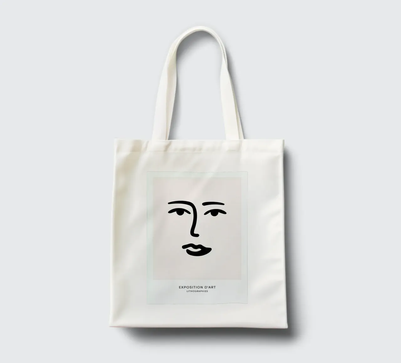 Lithograph II borsa in juta da Graphite
