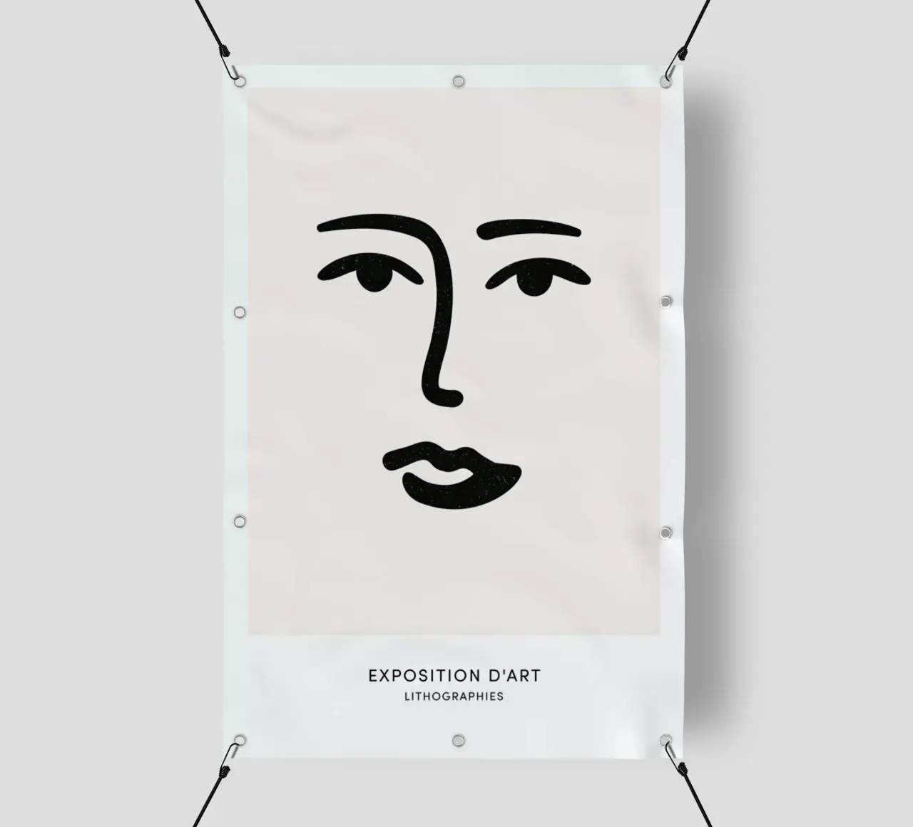 Lithograph II telo in pvc da Graphite