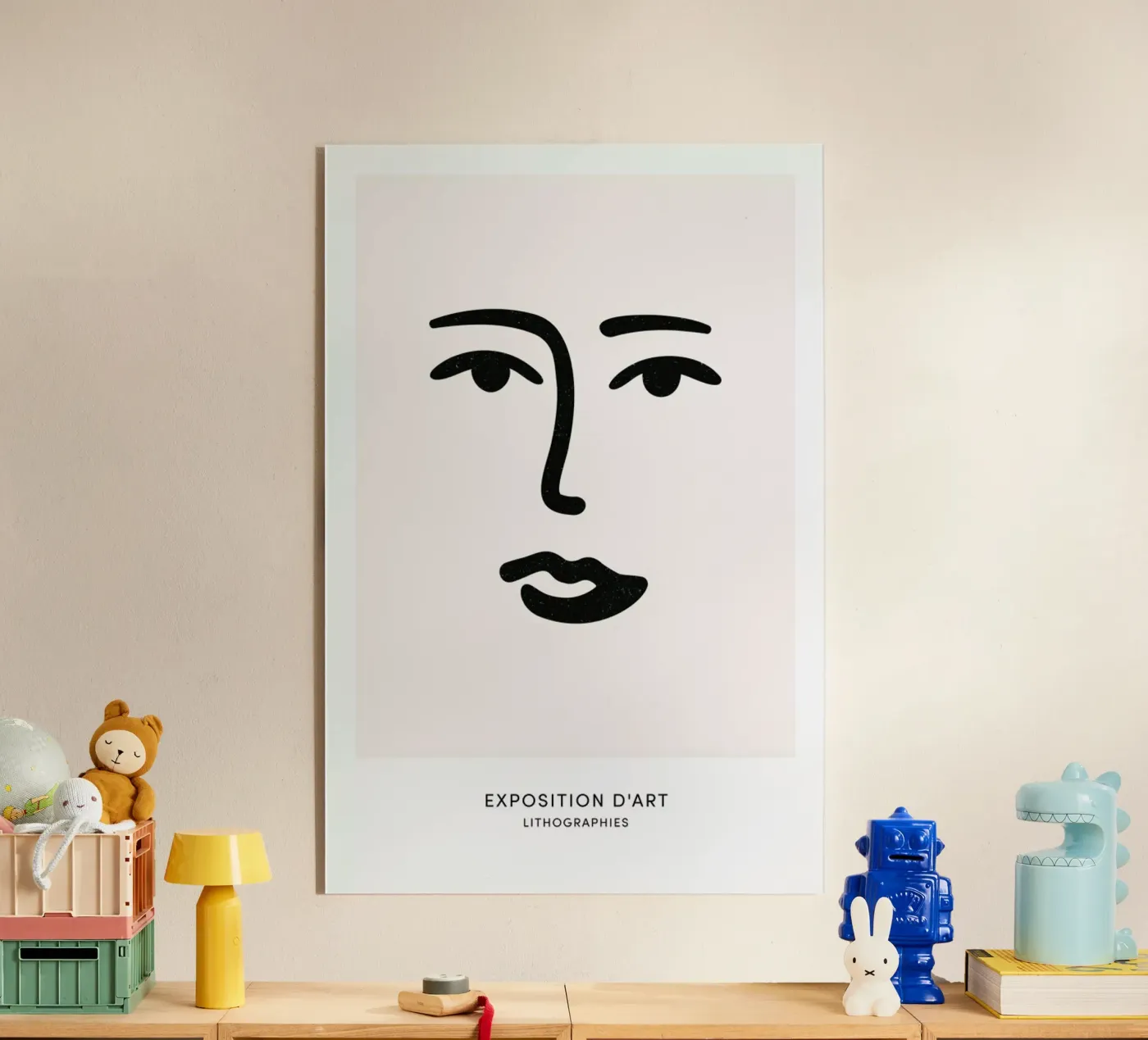 Lithograph II Acryl-Glas von Graphite