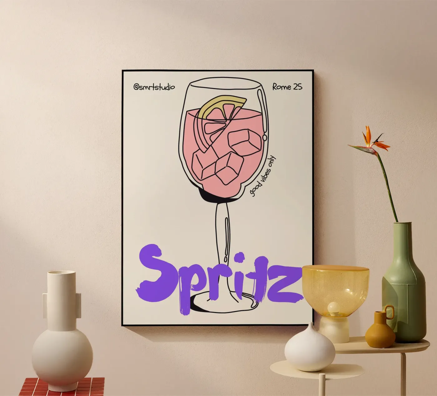 SPRITZ Acryl-Glas von SMRT STUDIO