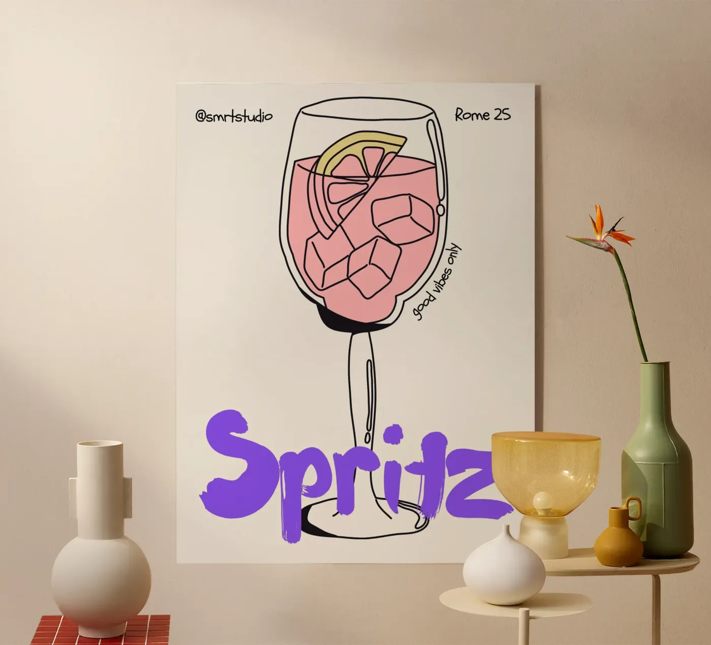 SPRITZ Acryl-Glas von SMRT STUDIO