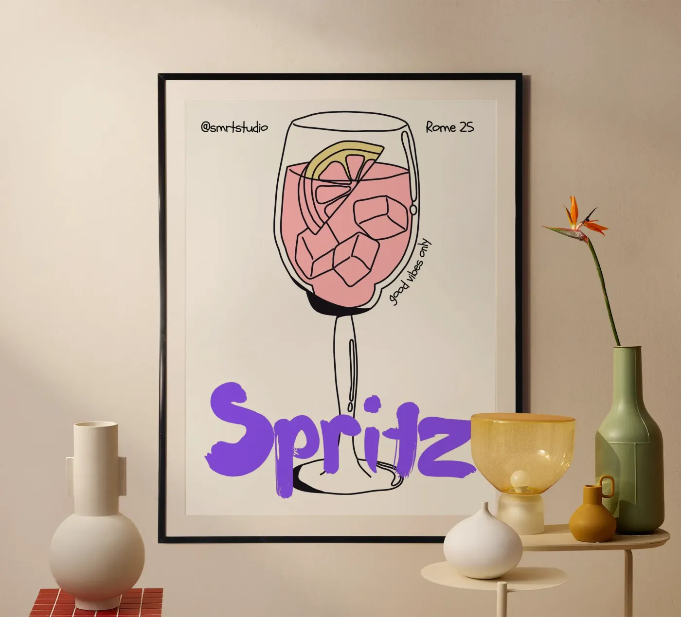 SPRITZ poster by SMRT STUDIO