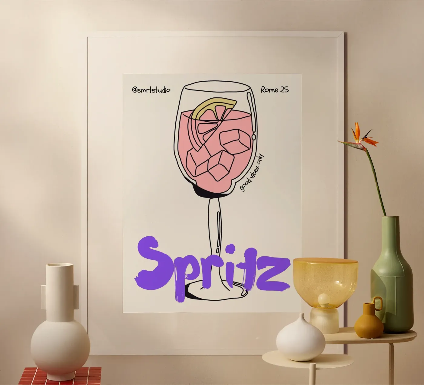 SPRITZ poster by SMRT STUDIO