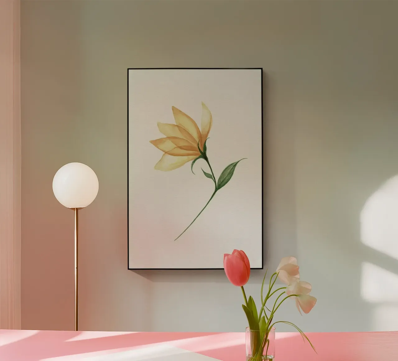 Une Seule Fleur plexiglass da Flora & Fauna