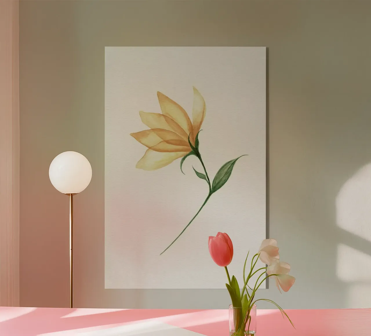 Une Seule Fleur plexiglass da Flora & Fauna