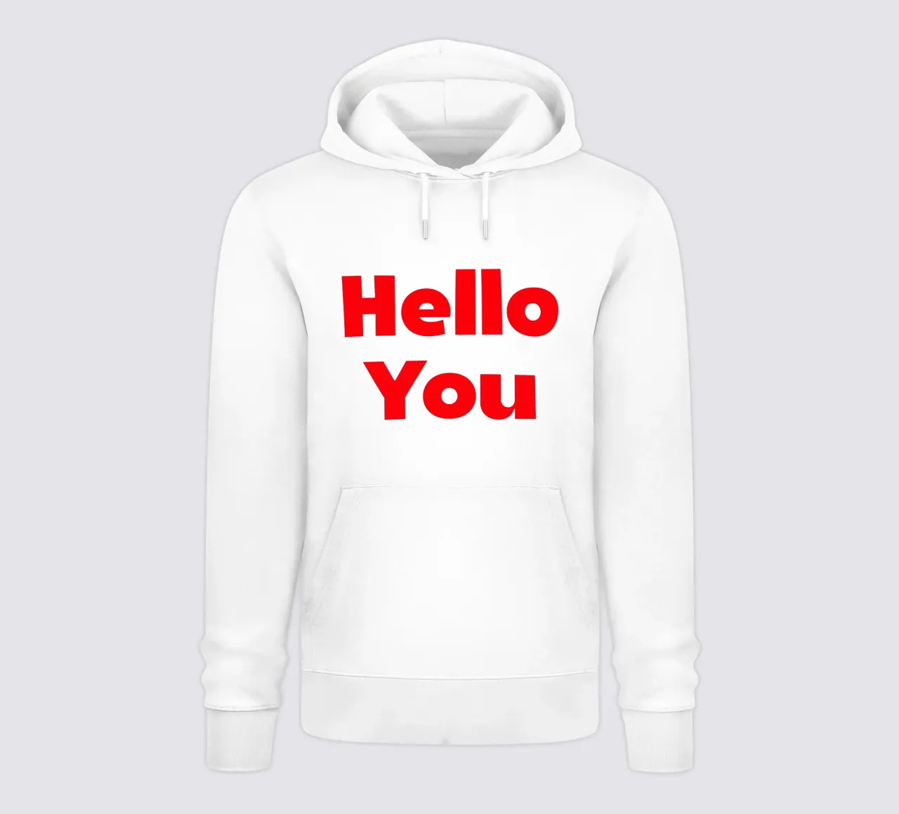 Hello You felpa con cappuccio da Rose Beck Art