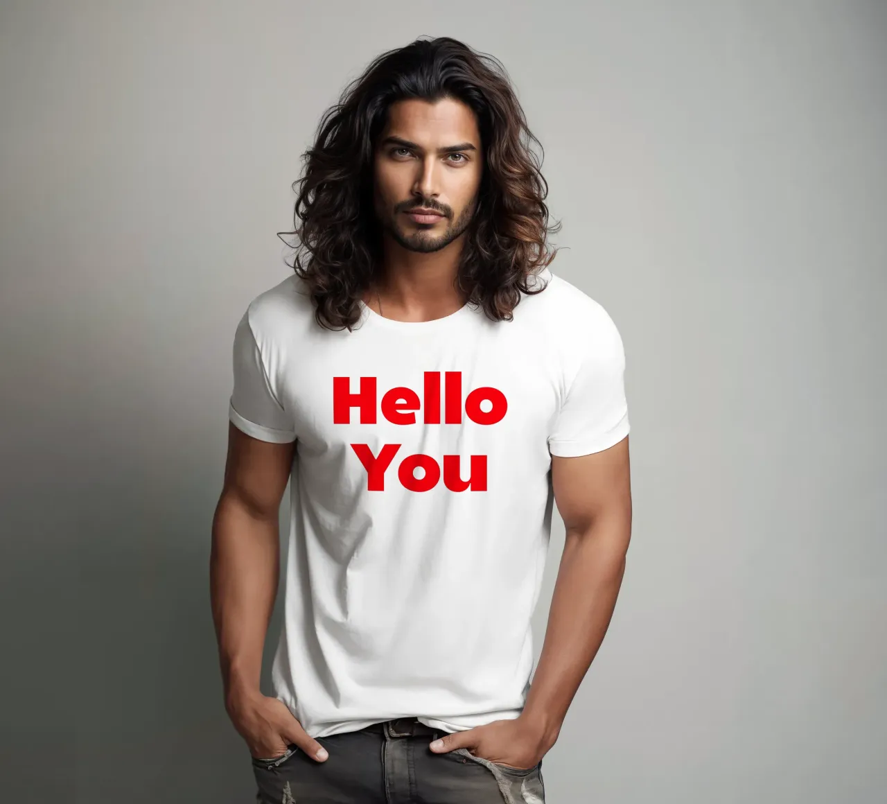 Hello You t-shirt da Rose Beck Art