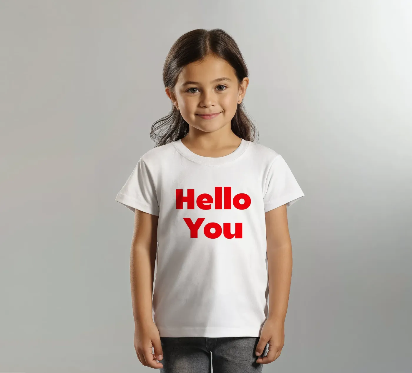 Hello You t-shirt bambini da Rose Beck Art