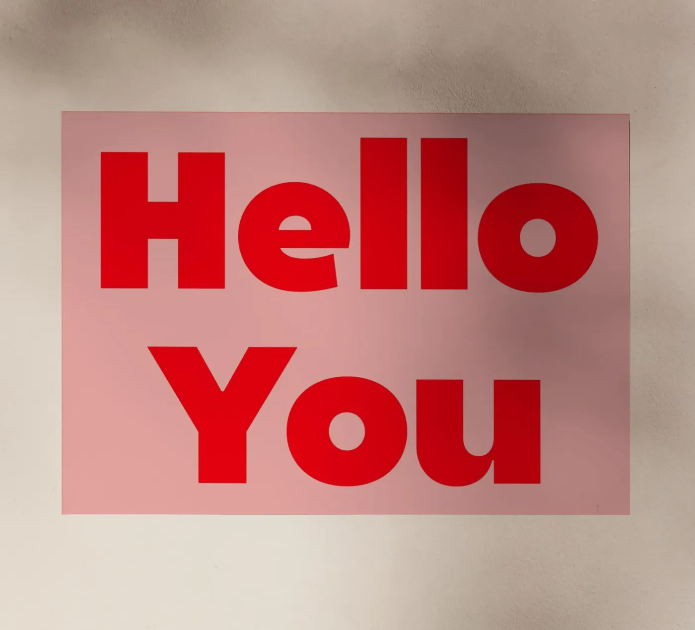 Hello You pellicola backlit da Rose Beck Art
