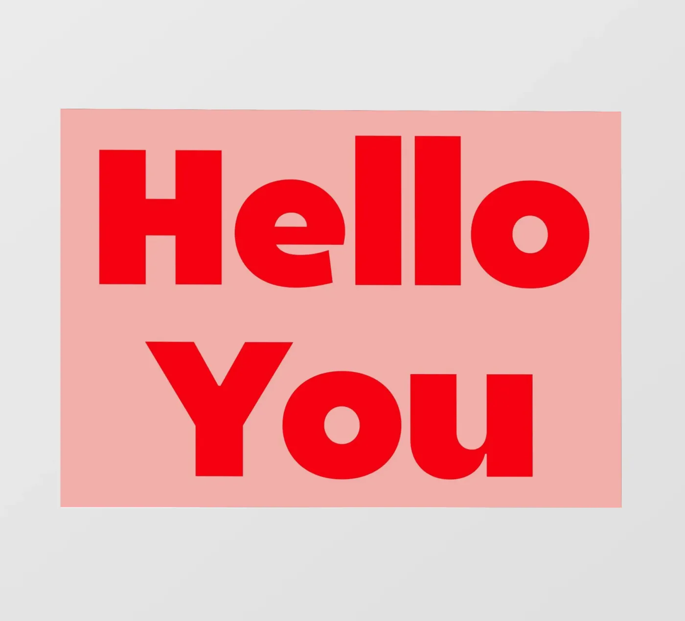 Hello You pellicola backlit da Rose Beck Art