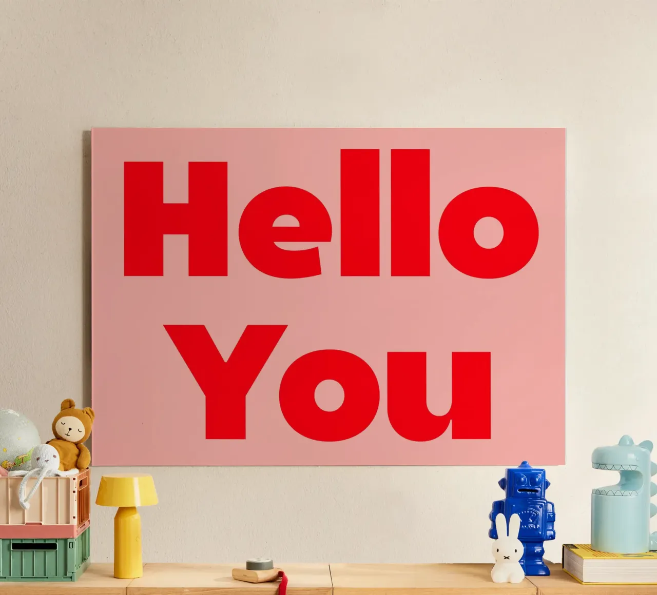 Hello You plexiglass da Rose Beck Art