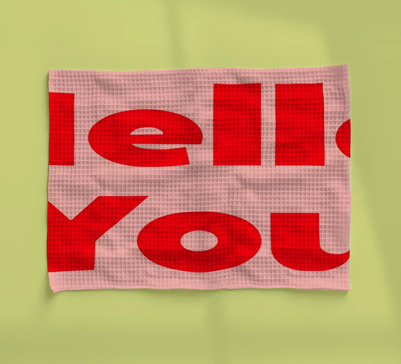 Hello You canovaccio da cucina da Rose Beck Art