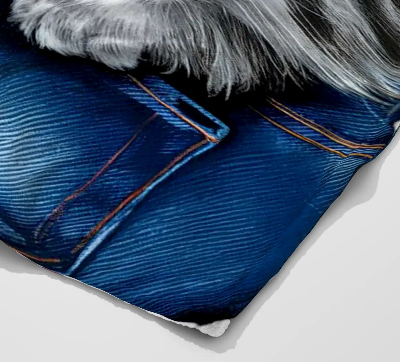 Le chat dans la poche coperta in pile da dinem