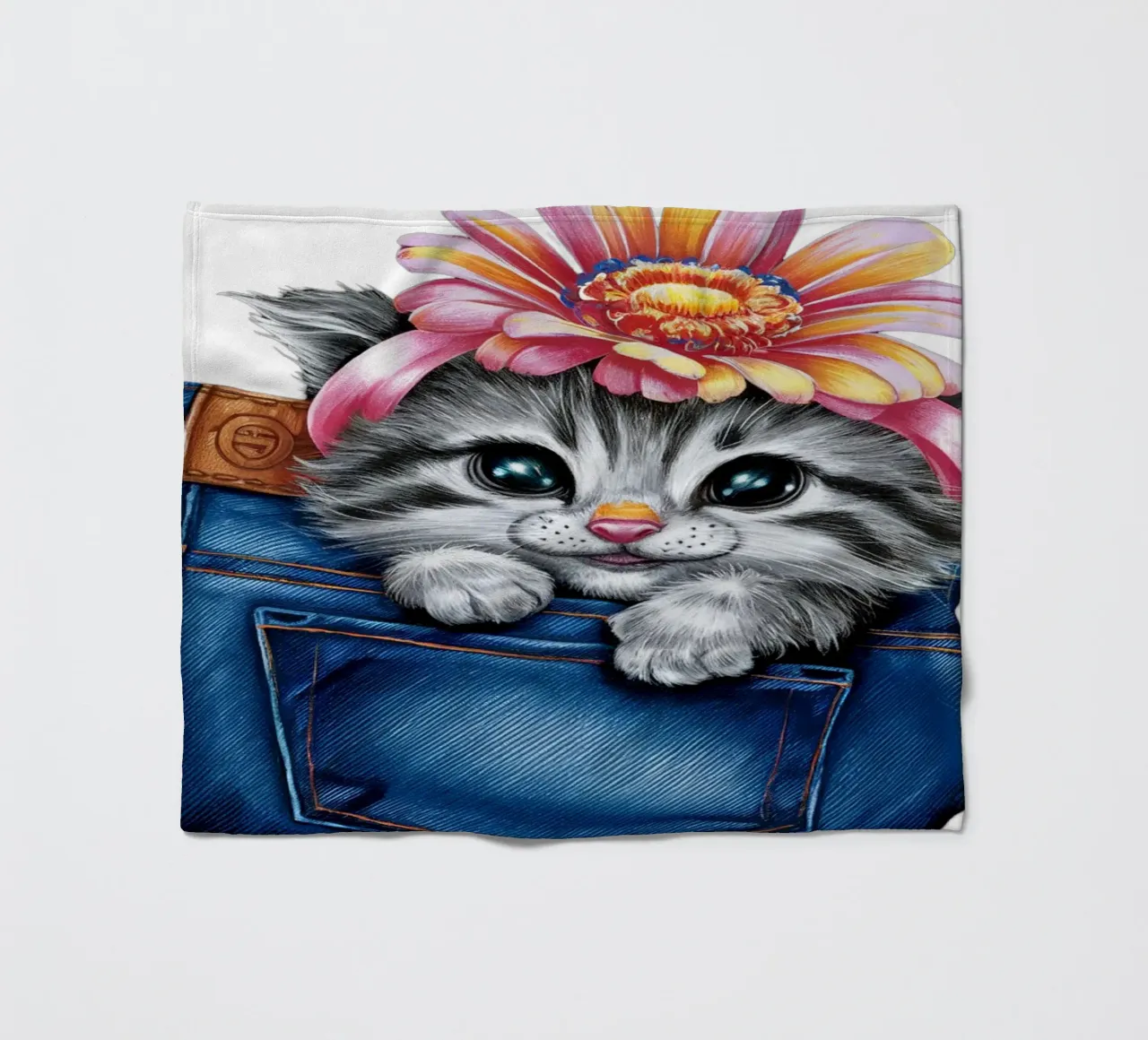 Le chat dans la poche coperta in pile da dinem