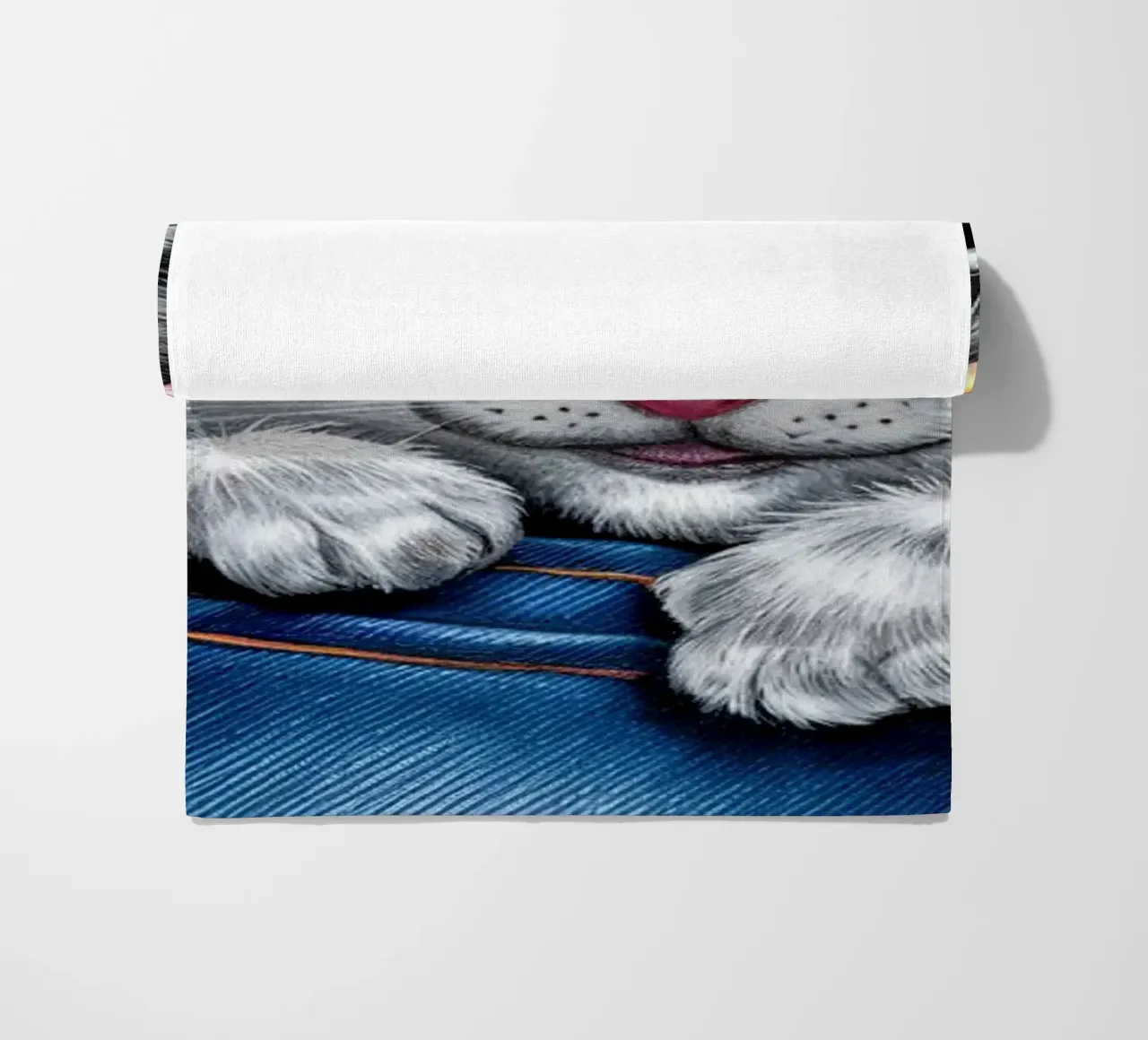 Le chat dans la poche telo mare da dinem