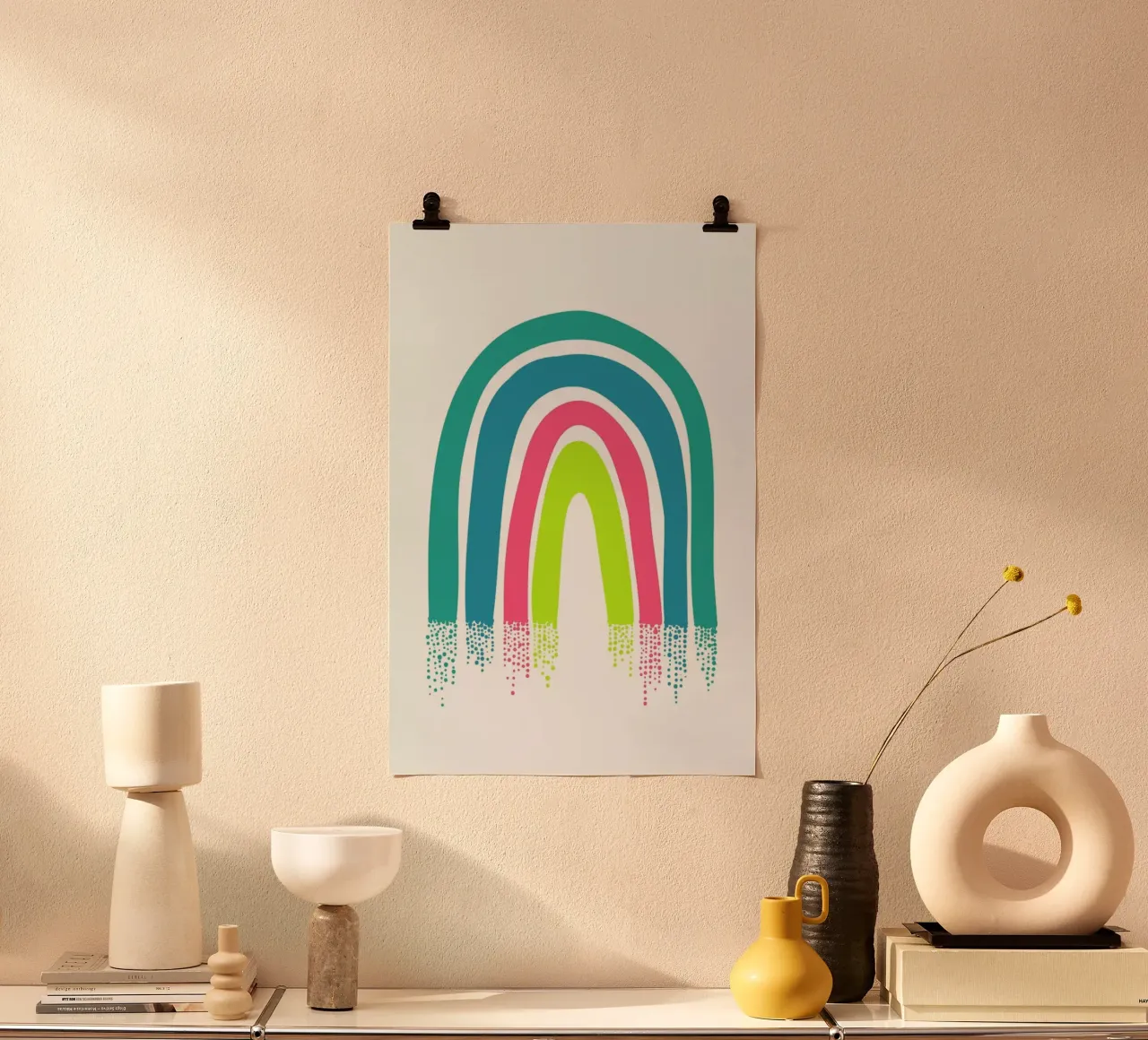 Regenbogen poster con telaio in plastica da Mia Nissen