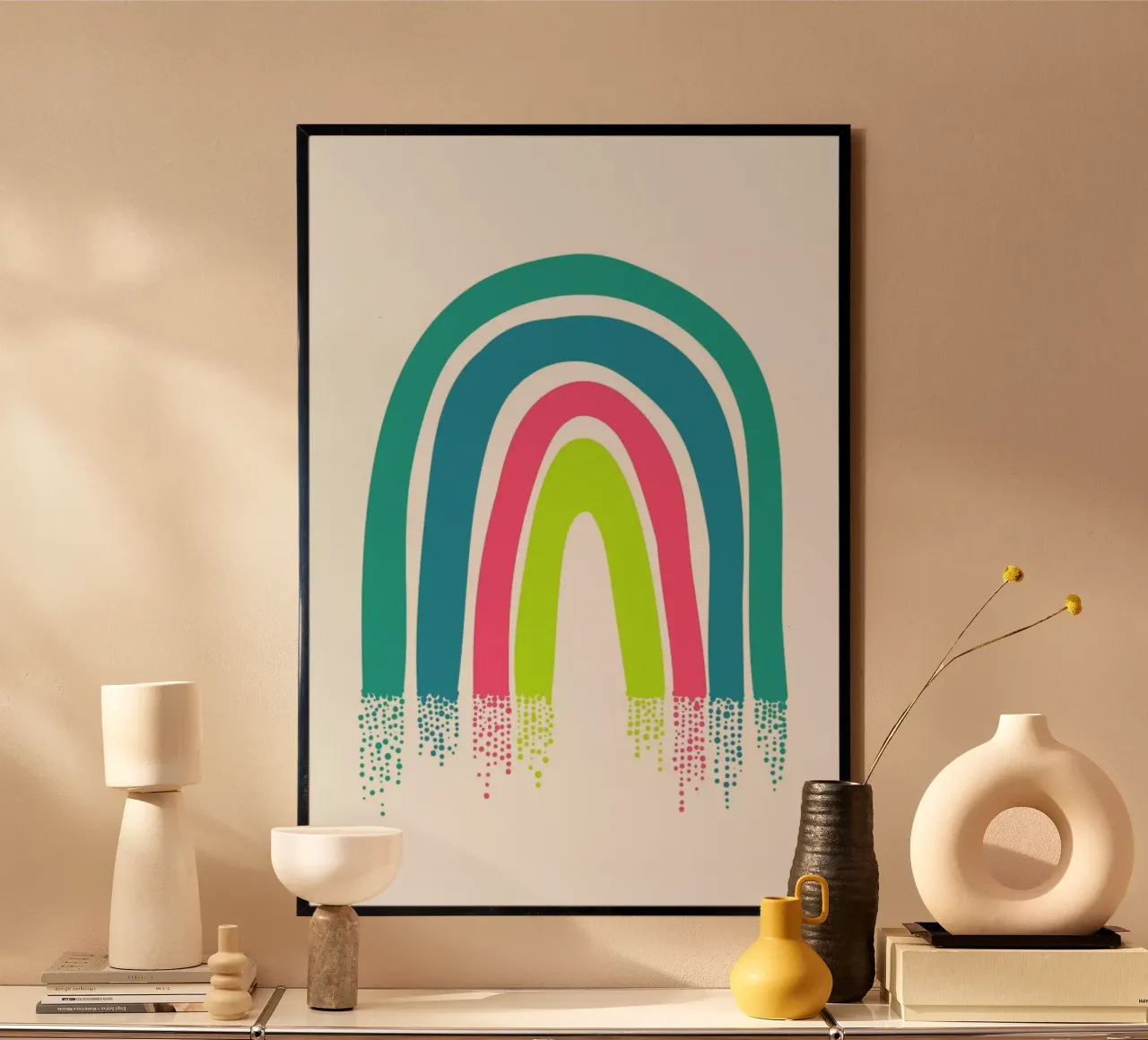 Regenbogen poster con telaio in plastica da Mia Nissen