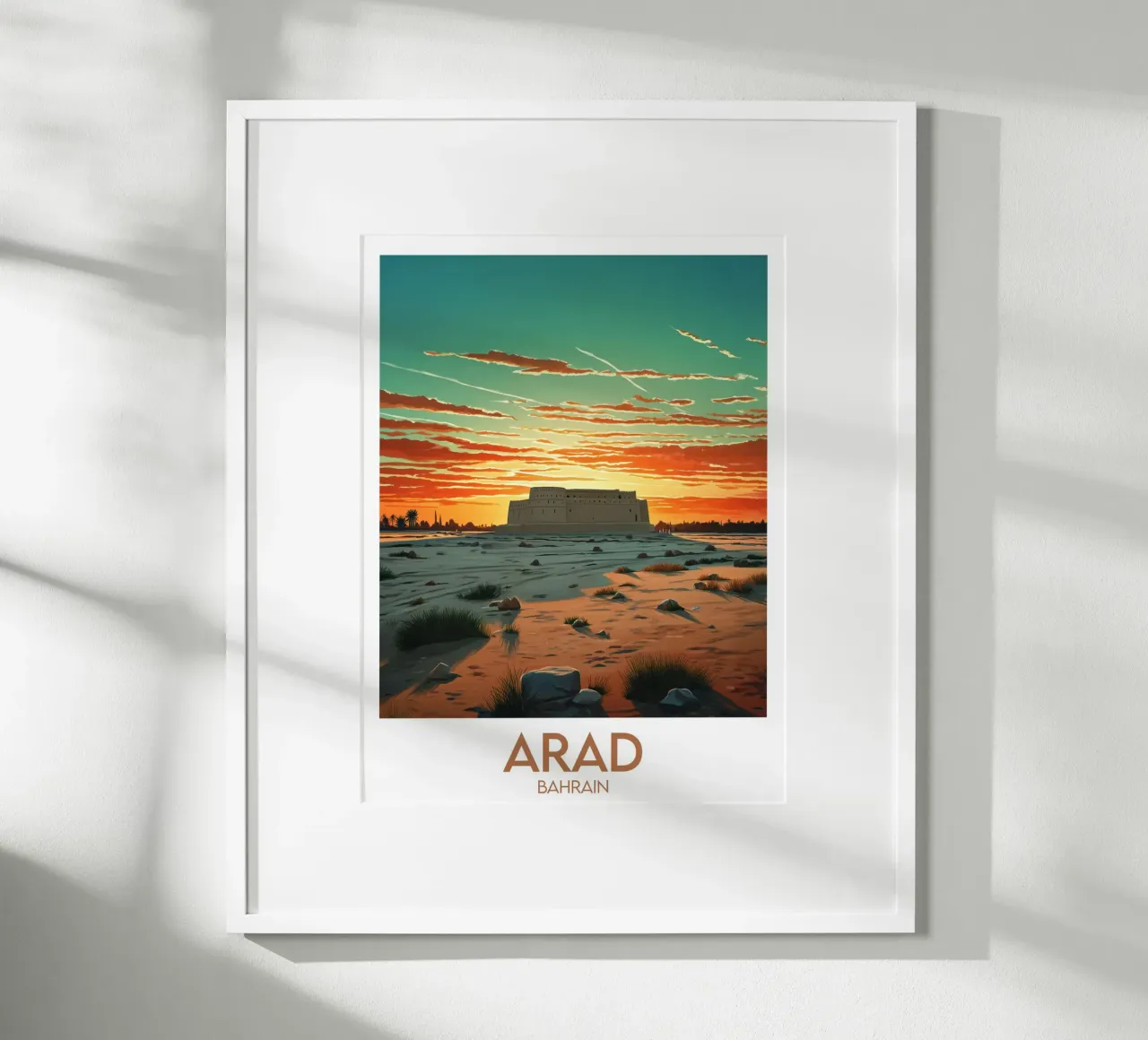 Affiche Arad poster con telaio in legno da Frame the World